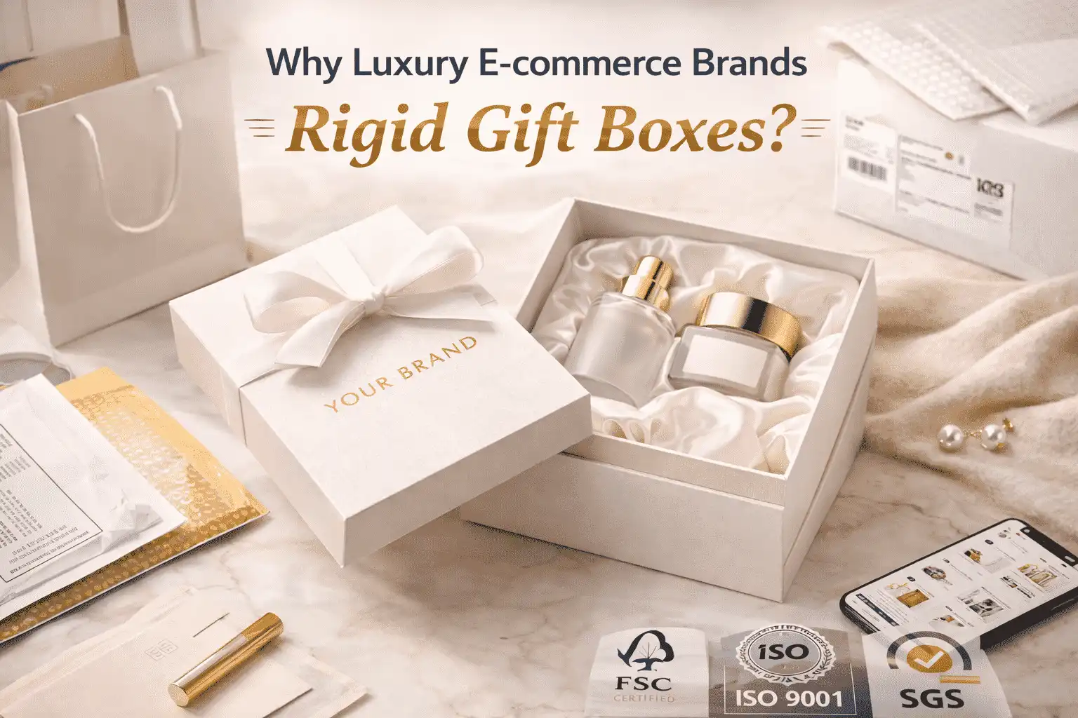 Why Luxury E-commerce Brands Choose Rigid Gift Boxes?